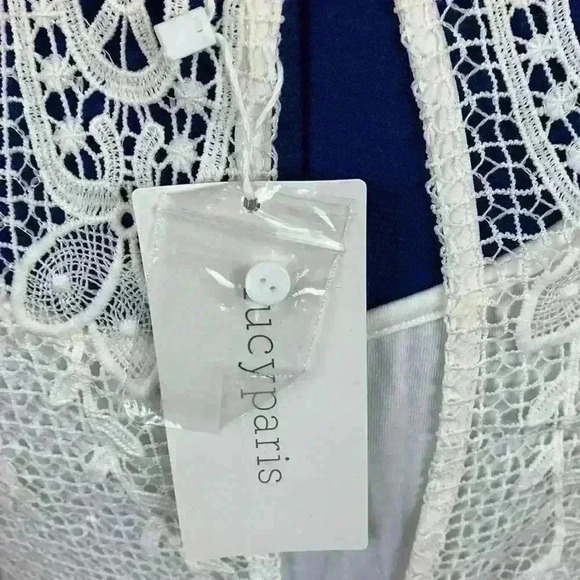 🆕NWT Lucy Paris Shift Dress With Lace Overdress - Picture 9 of 15